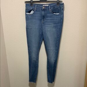 Signature by Levi Strauss Blue Ankle Cropped Jeans